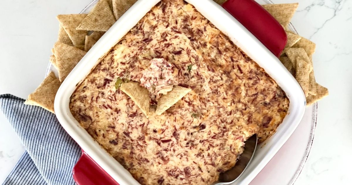 Hot Corned Beef Reuben Dip