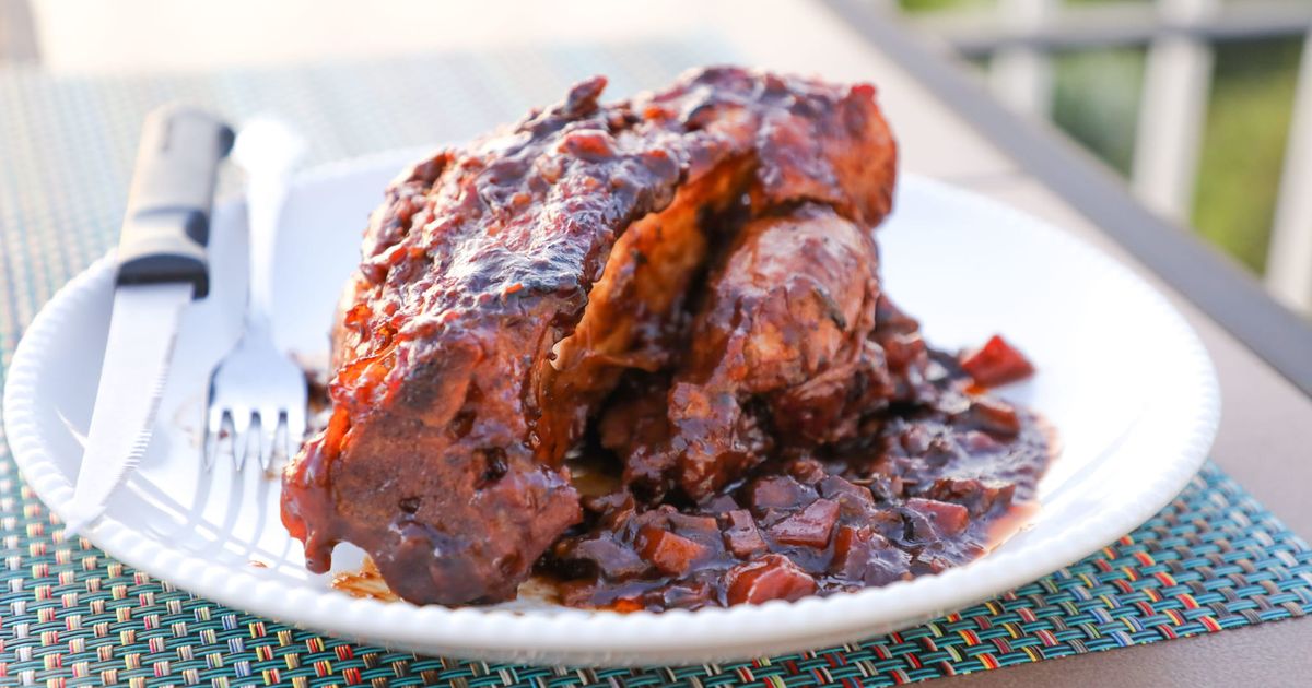 Beer Braised Pork Shank