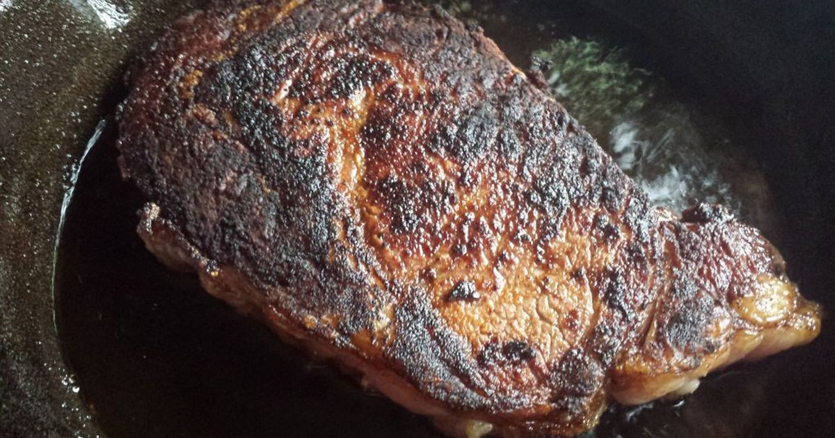 Cast Iron Skillet Ribeye