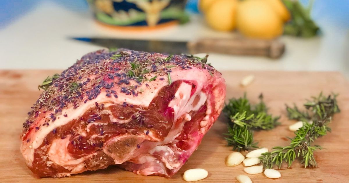 Roast Leg of Lamb with French Herbs