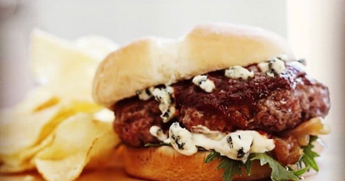 Winning Combinations: Grass Fed Beef + Point Reyes Blue Cheese!