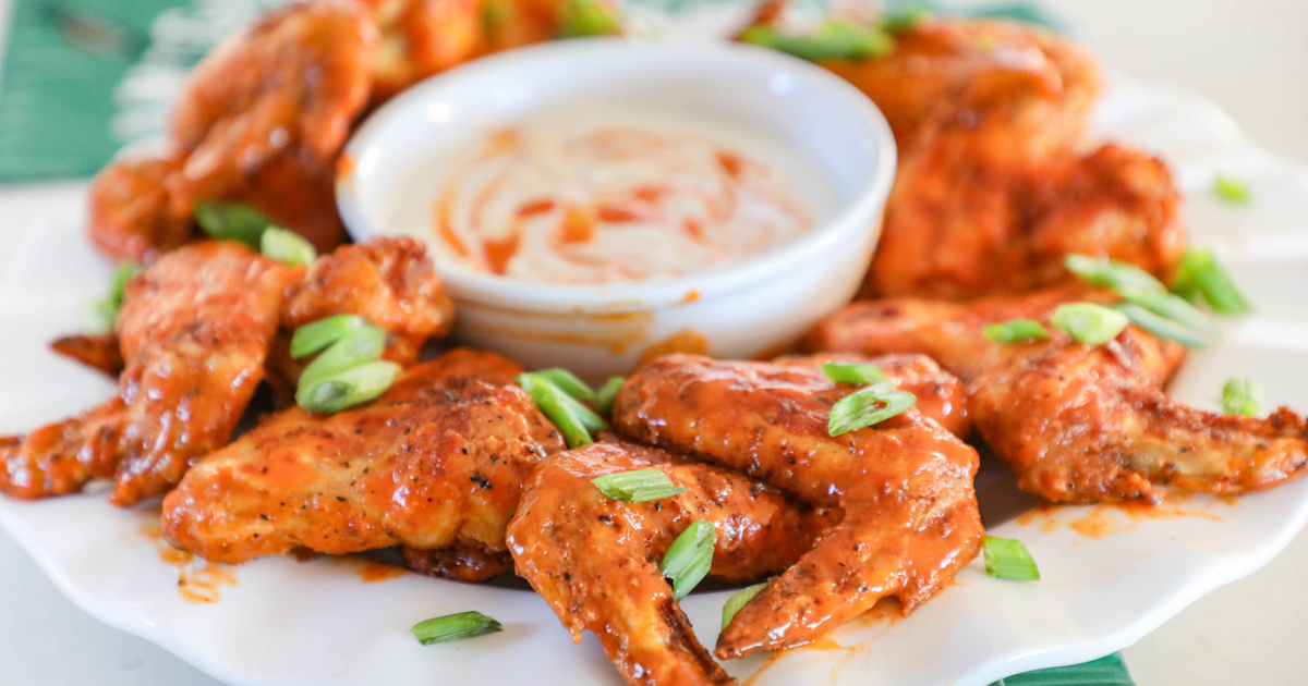 Baked Buffalo Hot Wings
