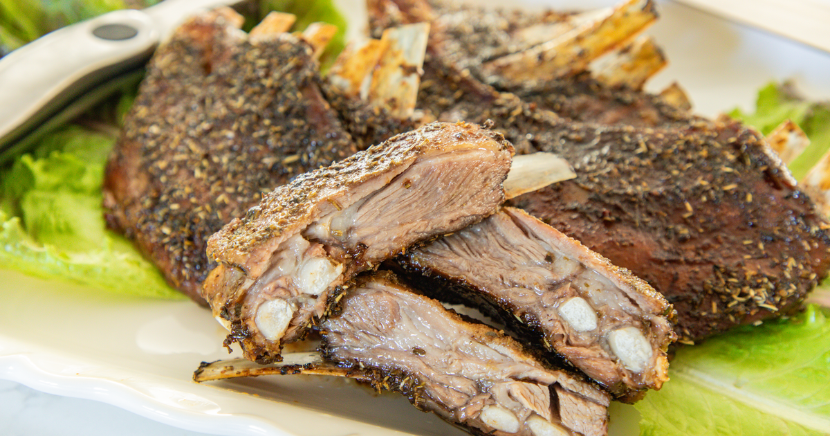 Oven Baked Denver Lamb Ribs