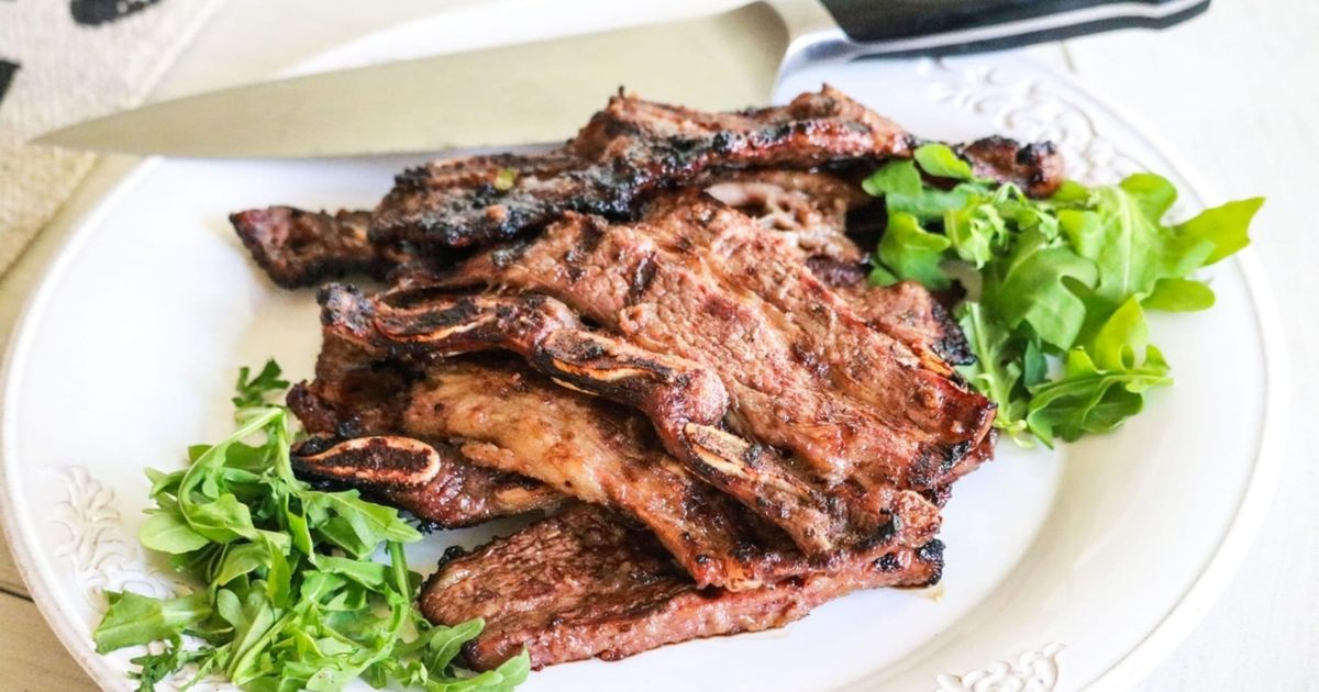 Grilled Korean Beef Short Ribs