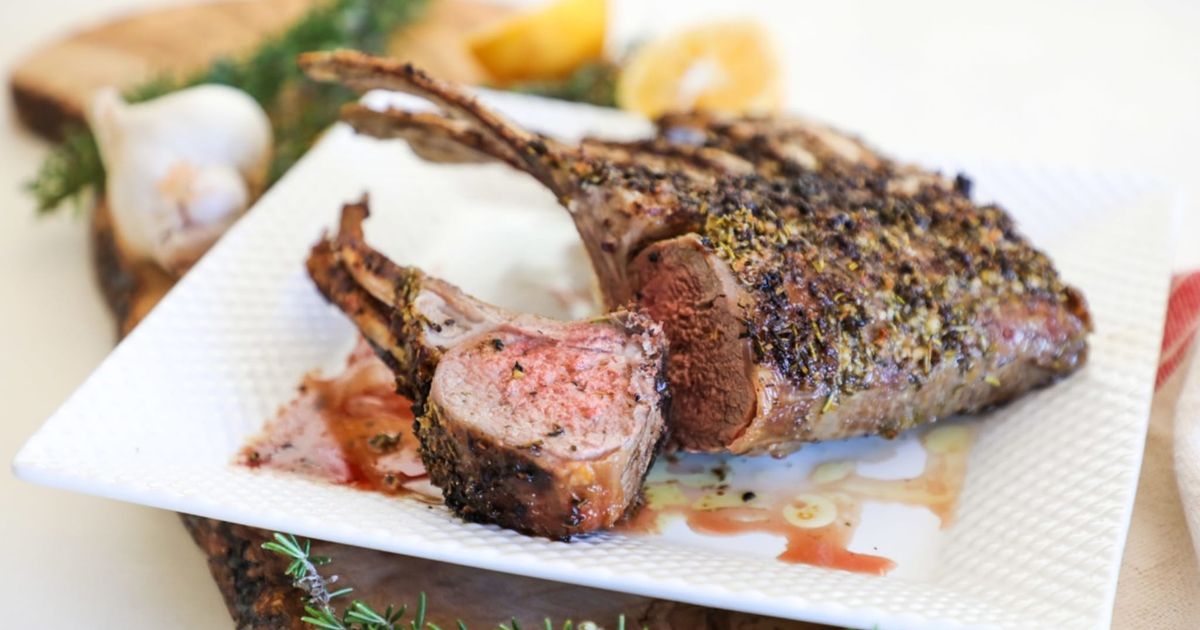 Oven-Roasted Rack of Lamb